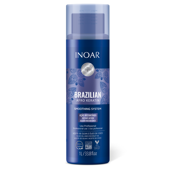 INOAR BRAZILIAN AFRO Keratin VEGAN Smoothing System SALE ON